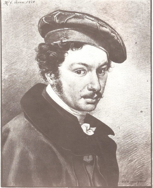 Йоган Адам Клейн. Автопортрет. 1820